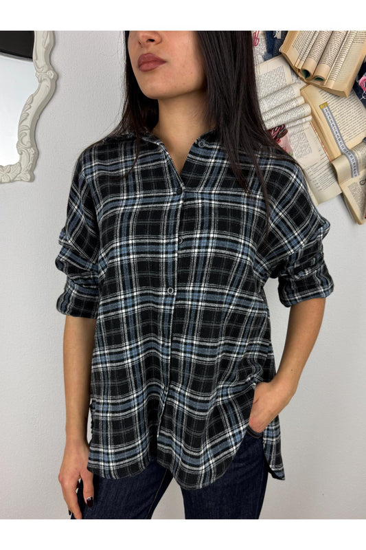 METOO Camicia check Metoo Nero