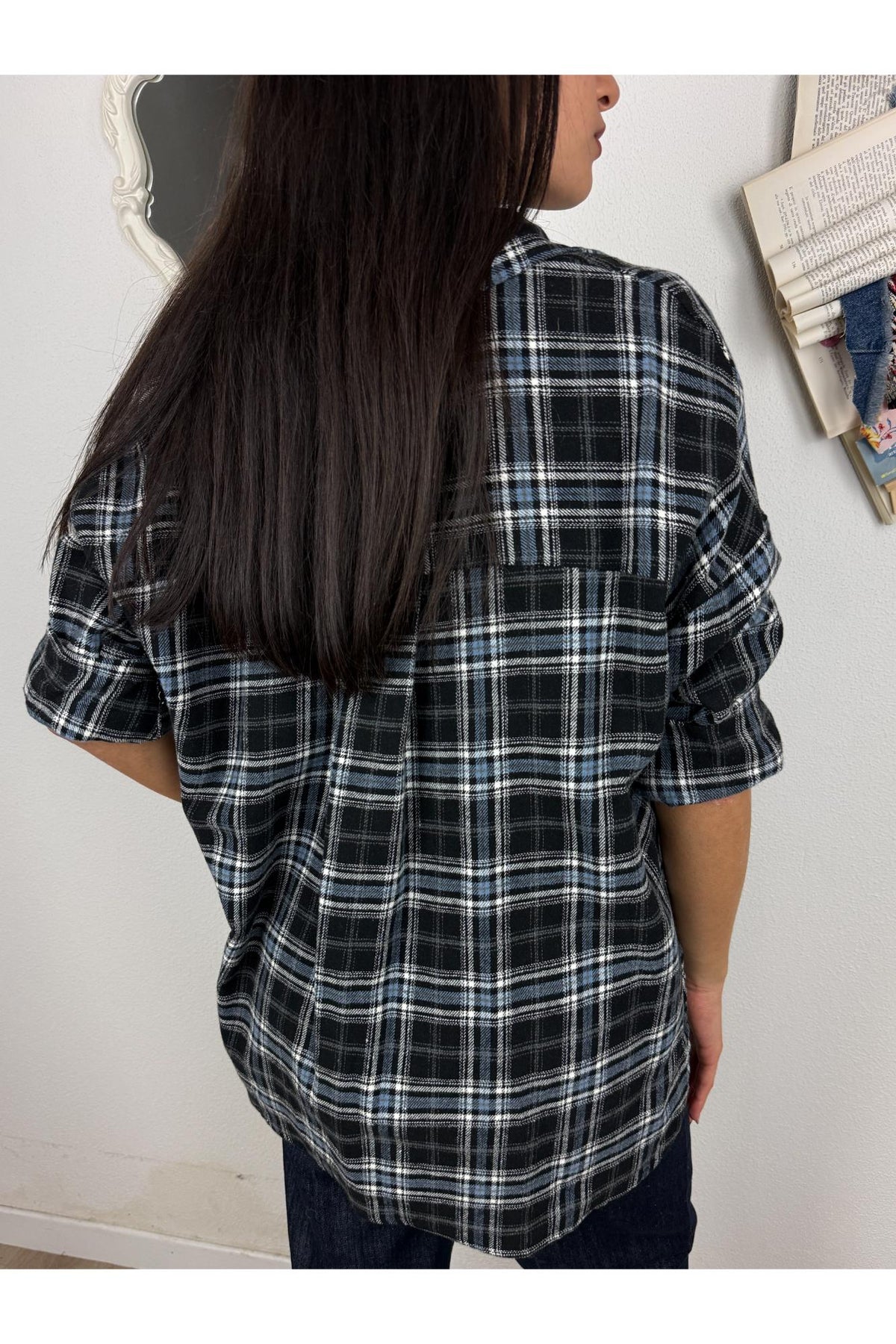 METOO Camicia check Metoo Nero