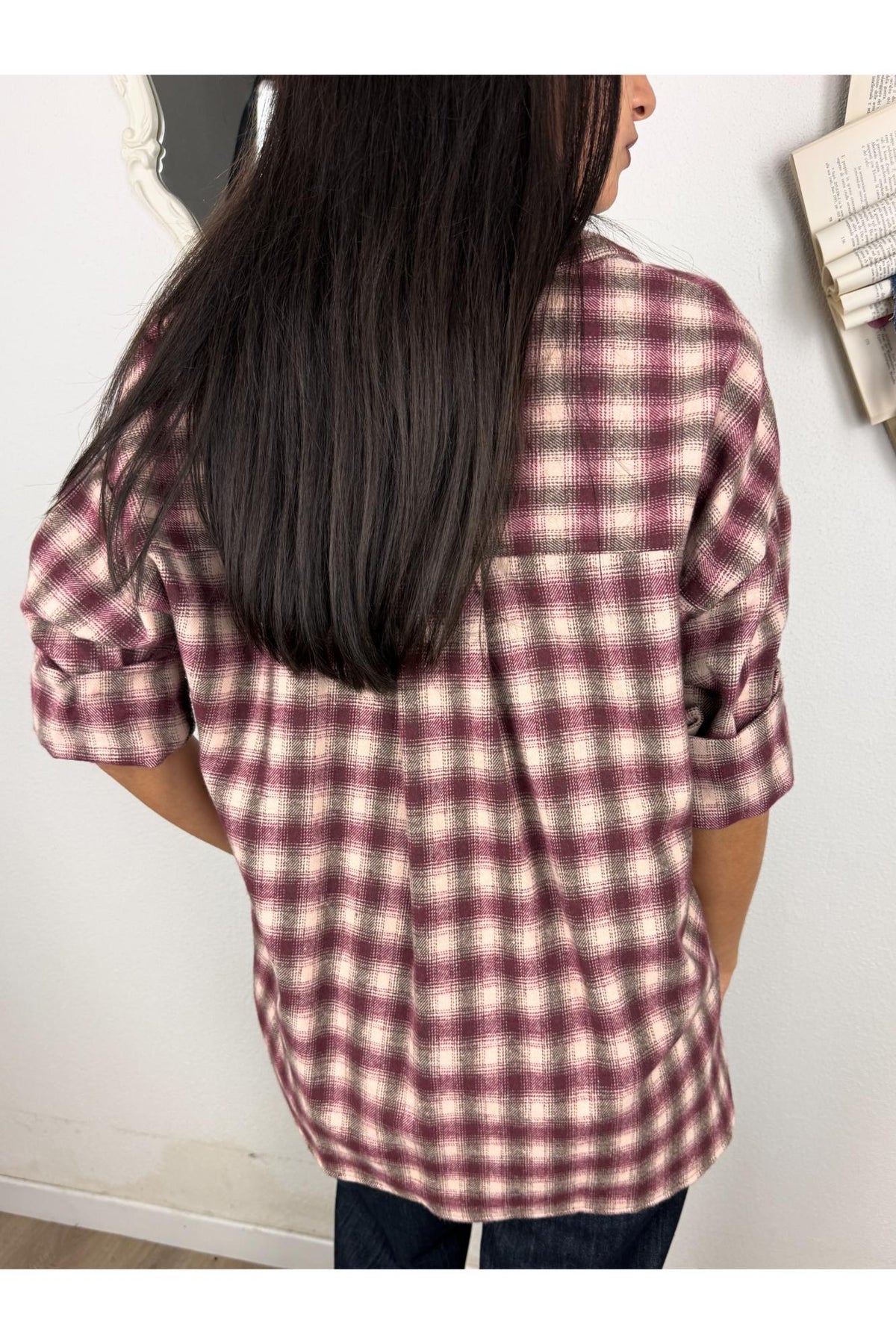 METOO Camicia check Metoo Rosa