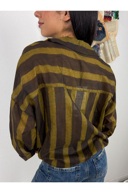 METOO Camicia rigata Metoo Moro