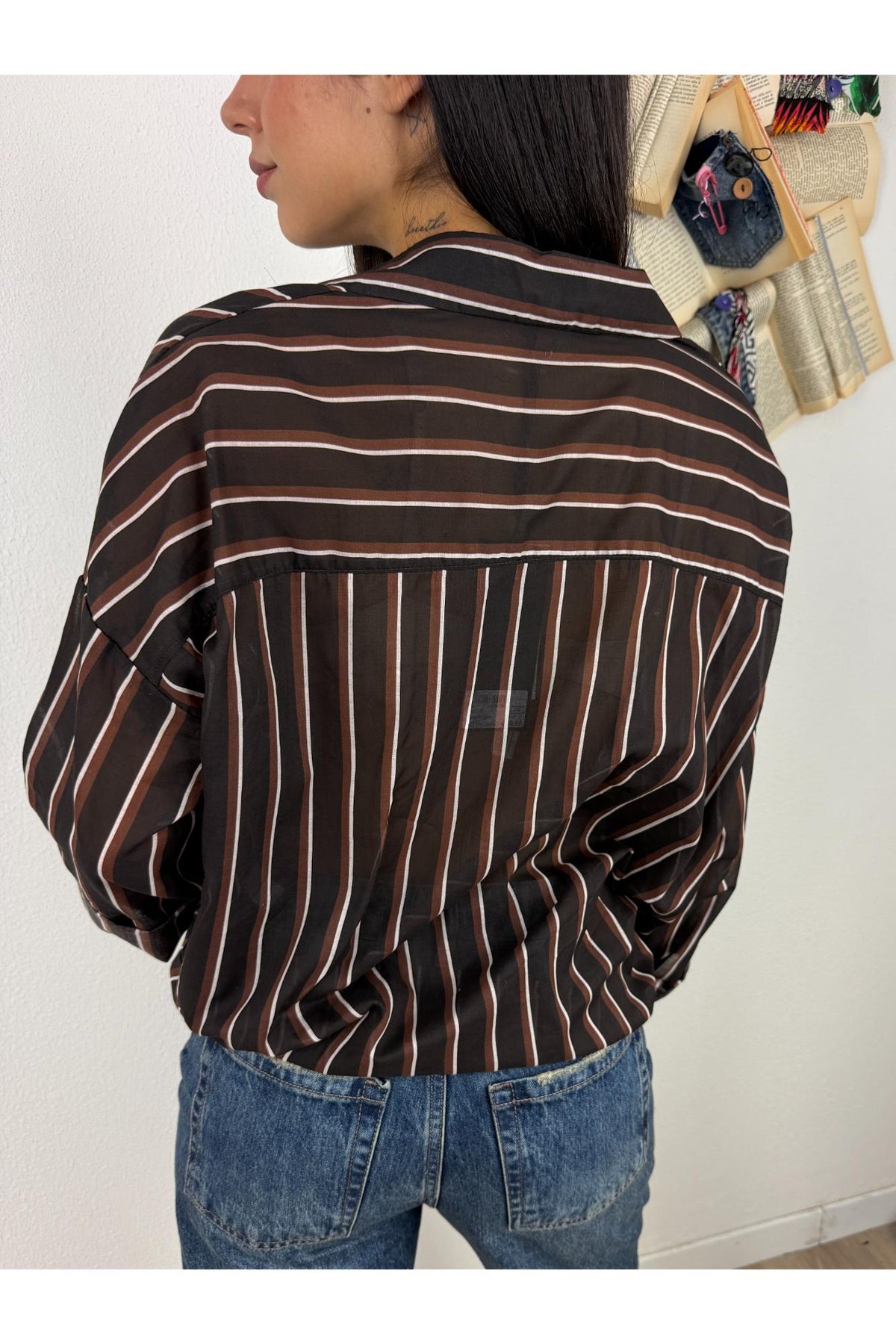 METOO Camicia rigata Metoo Moro