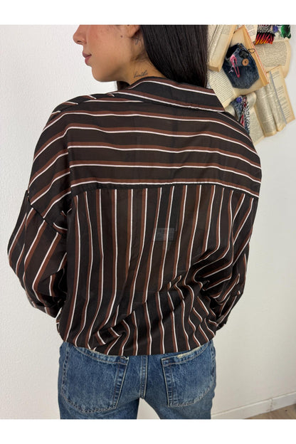 METOO Camicia rigata Metoo Moro