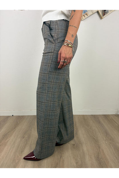 METOO Pantalone in pricipe di galles Metoo Grigio