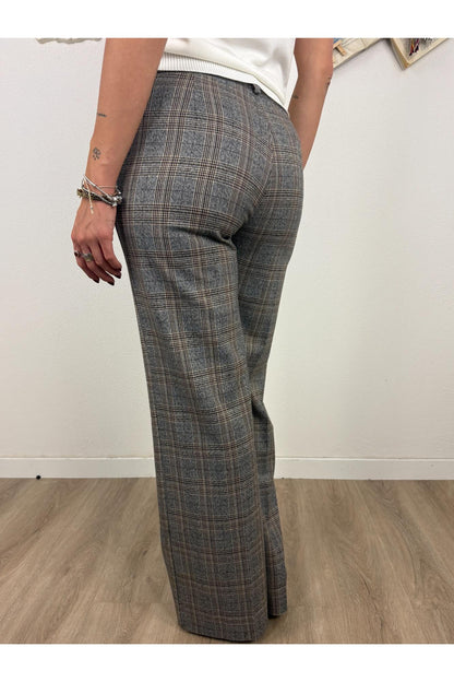 METOO Pantalone in pricipe di galles Metoo Grigio