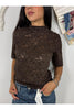 maglia in pizzo manica corta metoo 6119 25935692