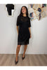 abito pizzo svasato manica corta metoo 6248 20732701