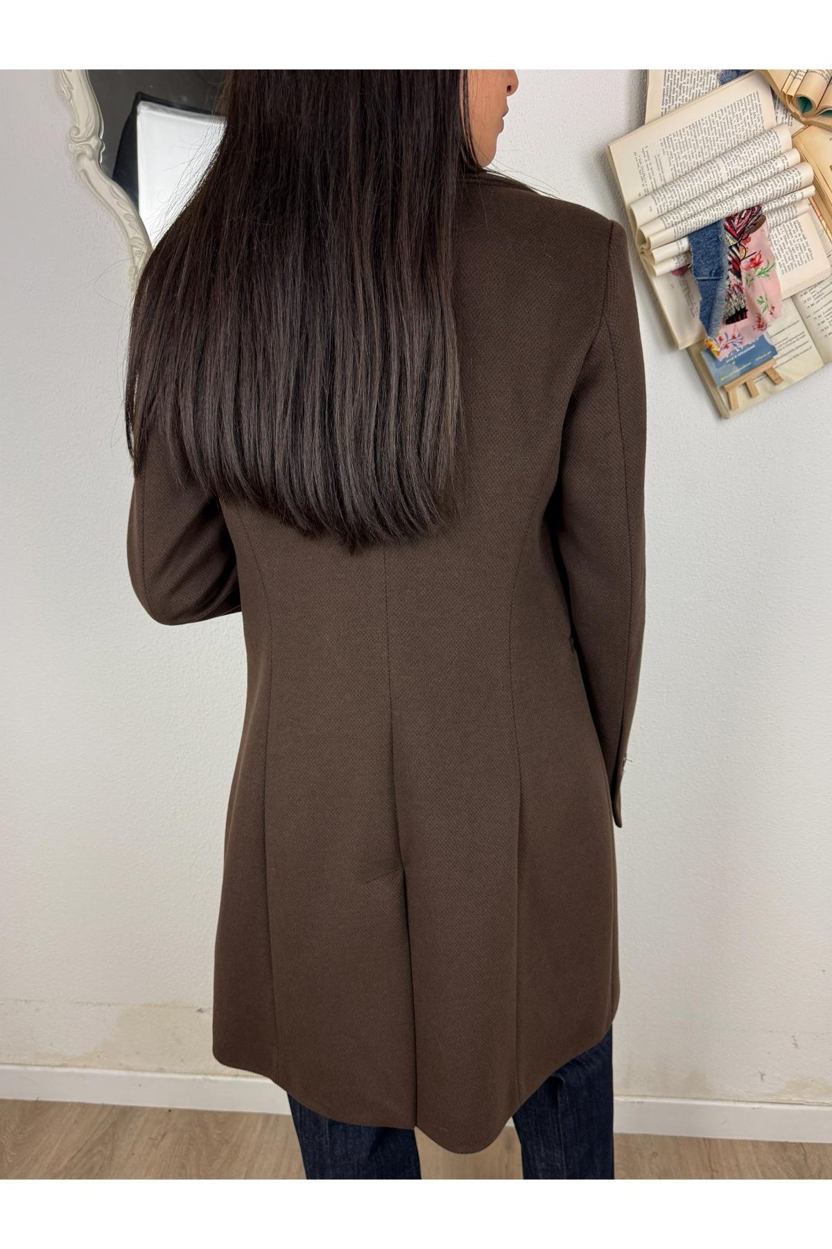 METOO Cappotto corto mono petto Metoo Moro