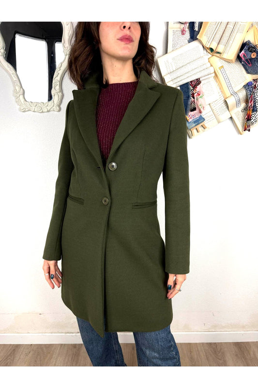 METOO Cappotto corto mono petto Metoo Verde
