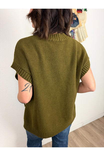 METOO Gilet over piu lungo dietro Metto Olio