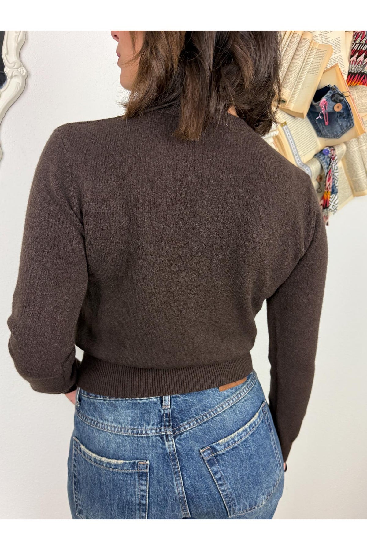 METOO Cardigan girocollo Metoo Moro