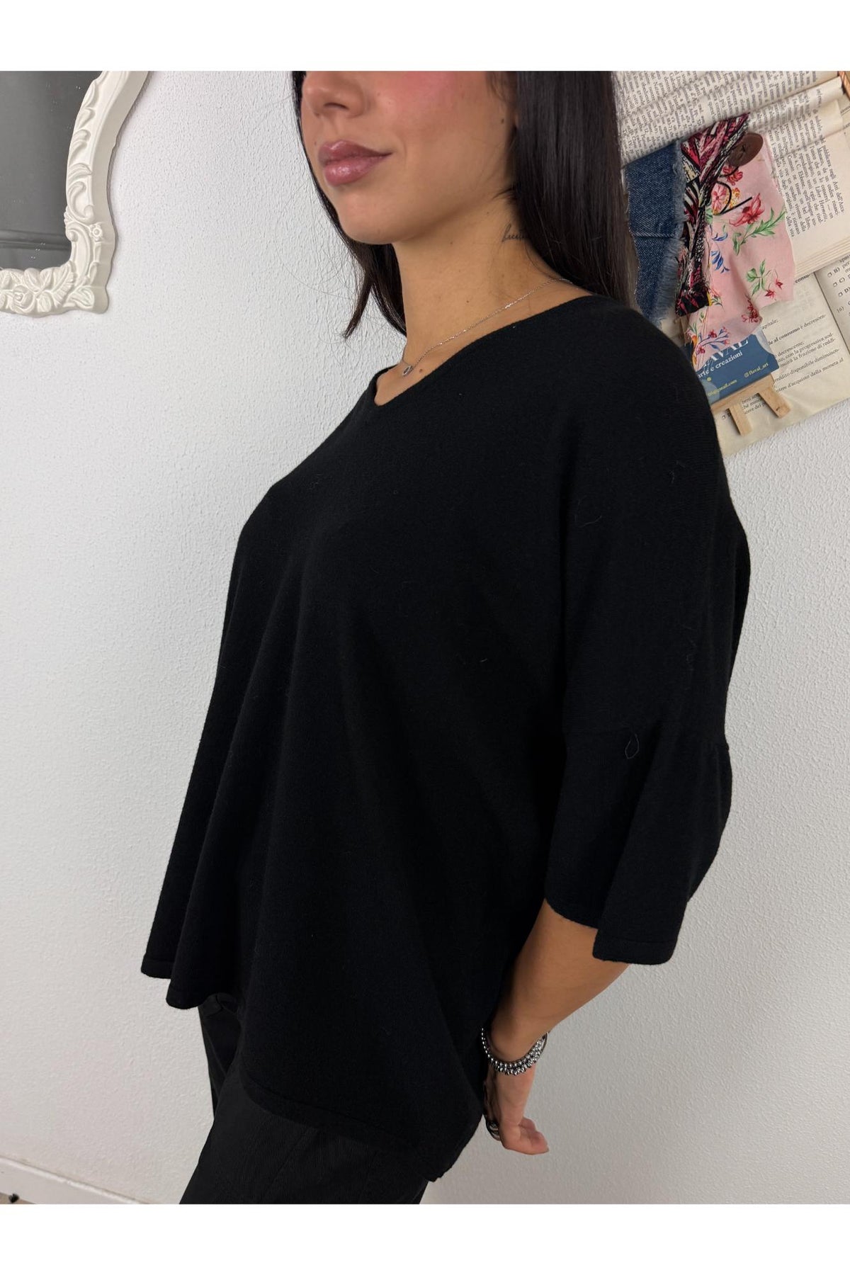 SUSY MIX Gilet di pelliccia ecologica over Metoo Moro