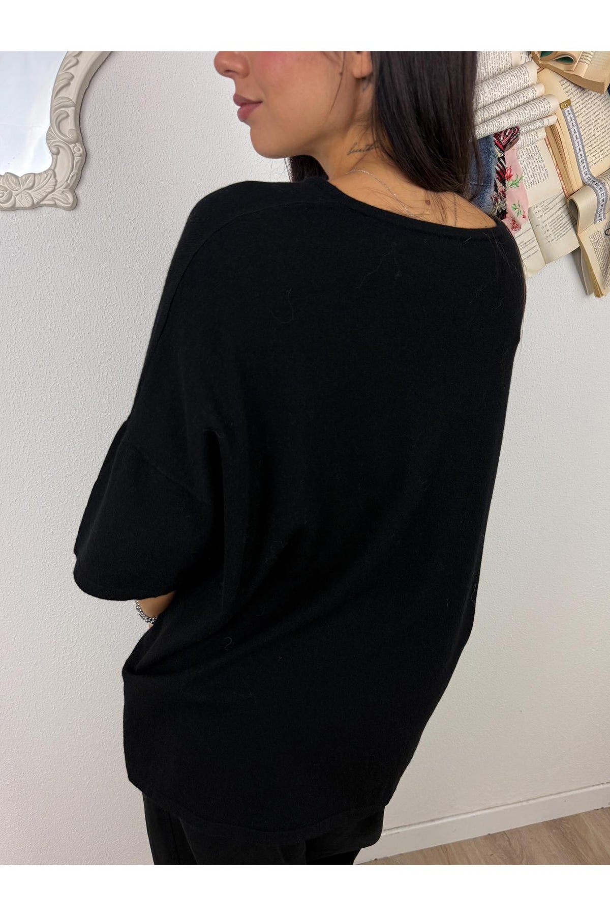 SUSY MIX Gilet di pelliccia ecologica over Metoo Moro