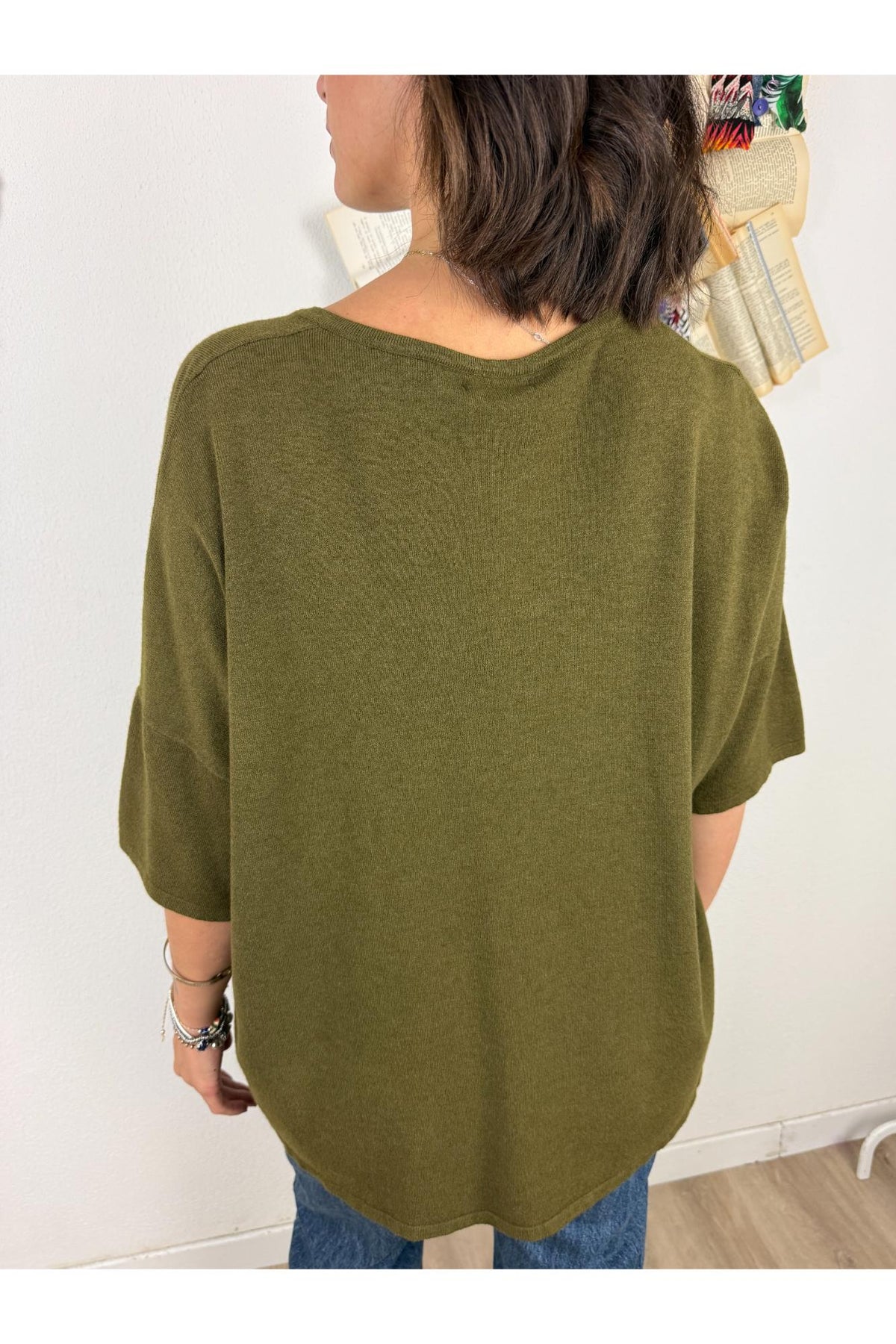 METOO Maglione over a v Metoo Olio