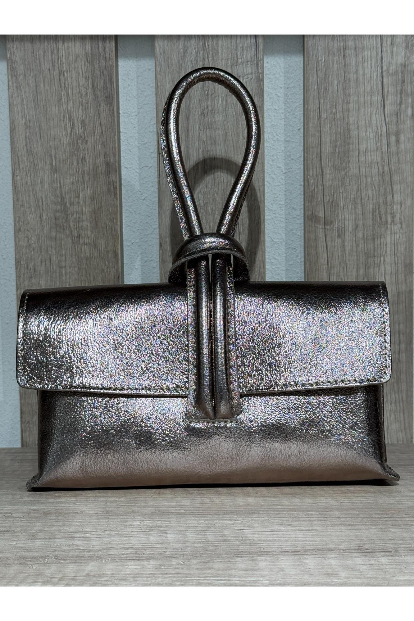 METOO TRINKETS Borsa manico ricurvo Metoo Oro