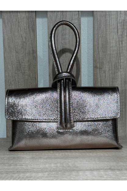 METOO TRINKETS Borsa manico ricurvo Metoo Oro