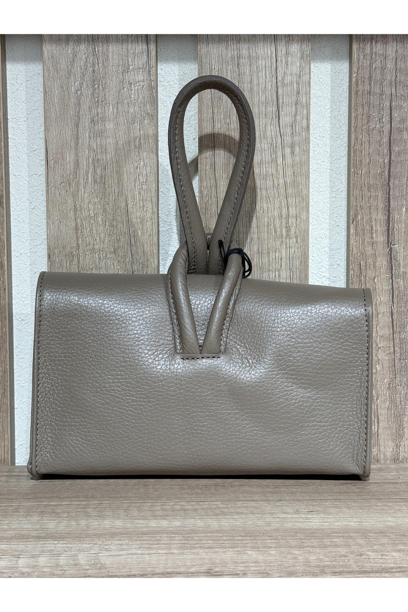 METOO TRINKETS Borsa manico ricurvo Metoo Sabbia