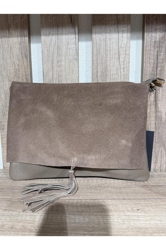 METOO TRINKETS Borsa piatta con pendaglio Metoo Sabbia
