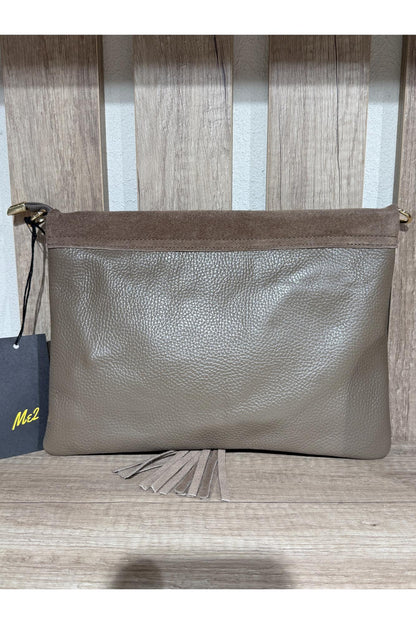 METOO TRINKETS Borsa piatta con pendaglio Metoo Sabbia