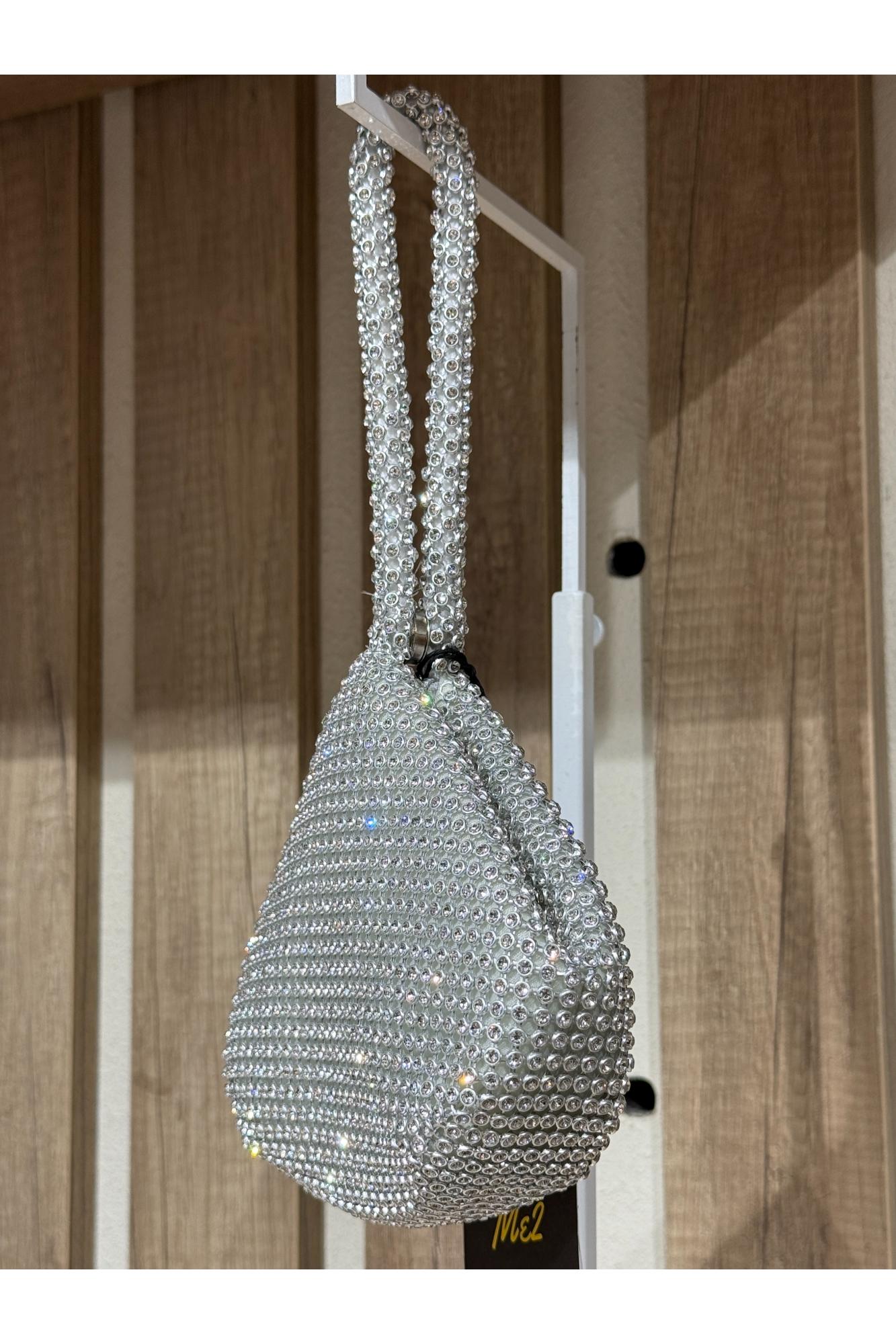 METOO TRINKETS Borsa a triangolo Metoo Argento
