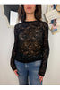 maglia manica lunga in pizzo susy mix ai26662 28772548