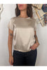 maglia in satin manica corta c821b97q 27314238