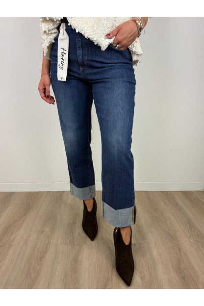 PHILIA LOFT Jeans dritto con risvolto Philia loft Jeans