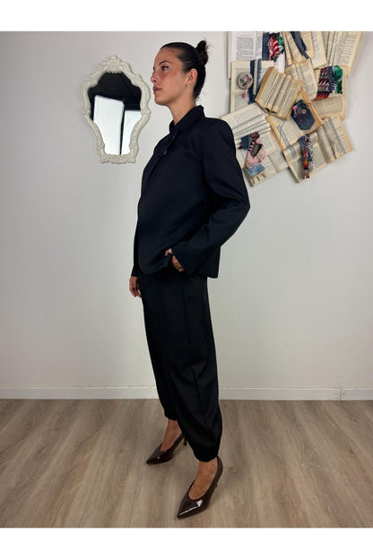 PHILIA LOFT Pantalone con elastico in fondo Phila loft Nero