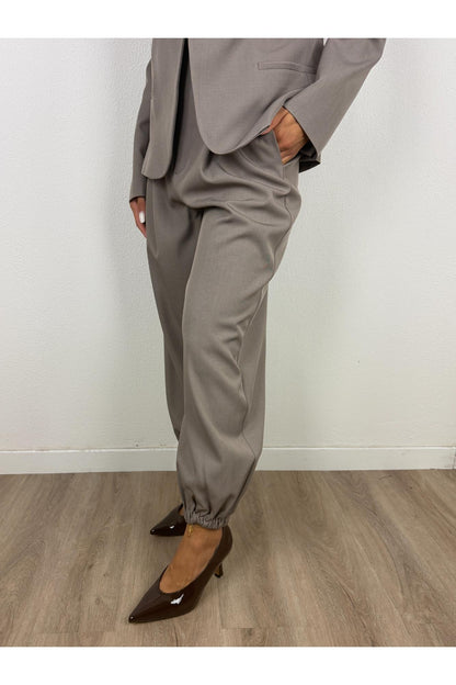 PHILIA LOFT Pantalone con elastico in fondo Phila loft Tortora