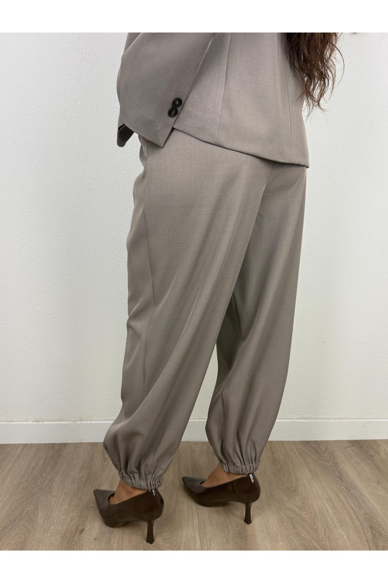 PHILIA LOFT Pantalone con elastico in fondo Phila loft Tortora