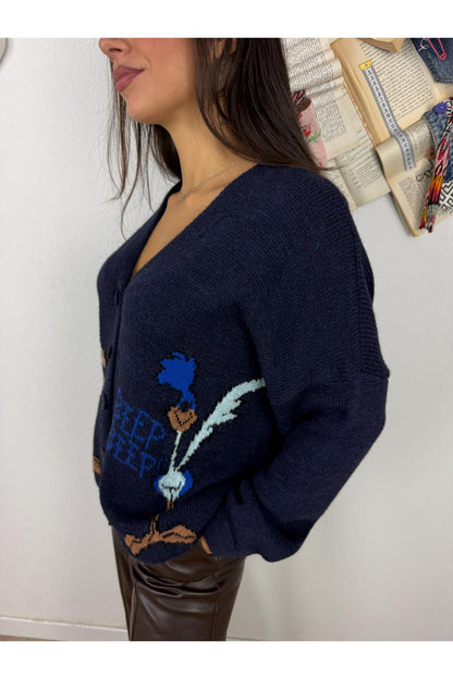 PHILIA LOFT Cardigan bip bip Philia loft Blu