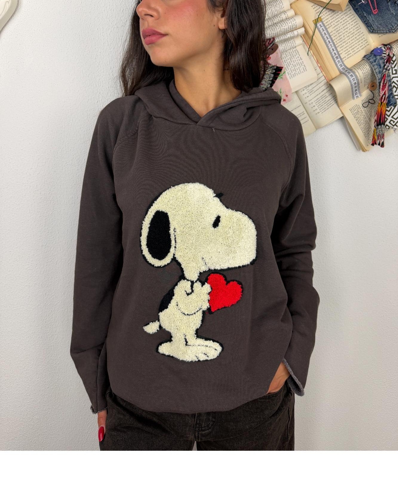 SOUVENIR Felpa snoopy con cappuccio Souvenir Moro