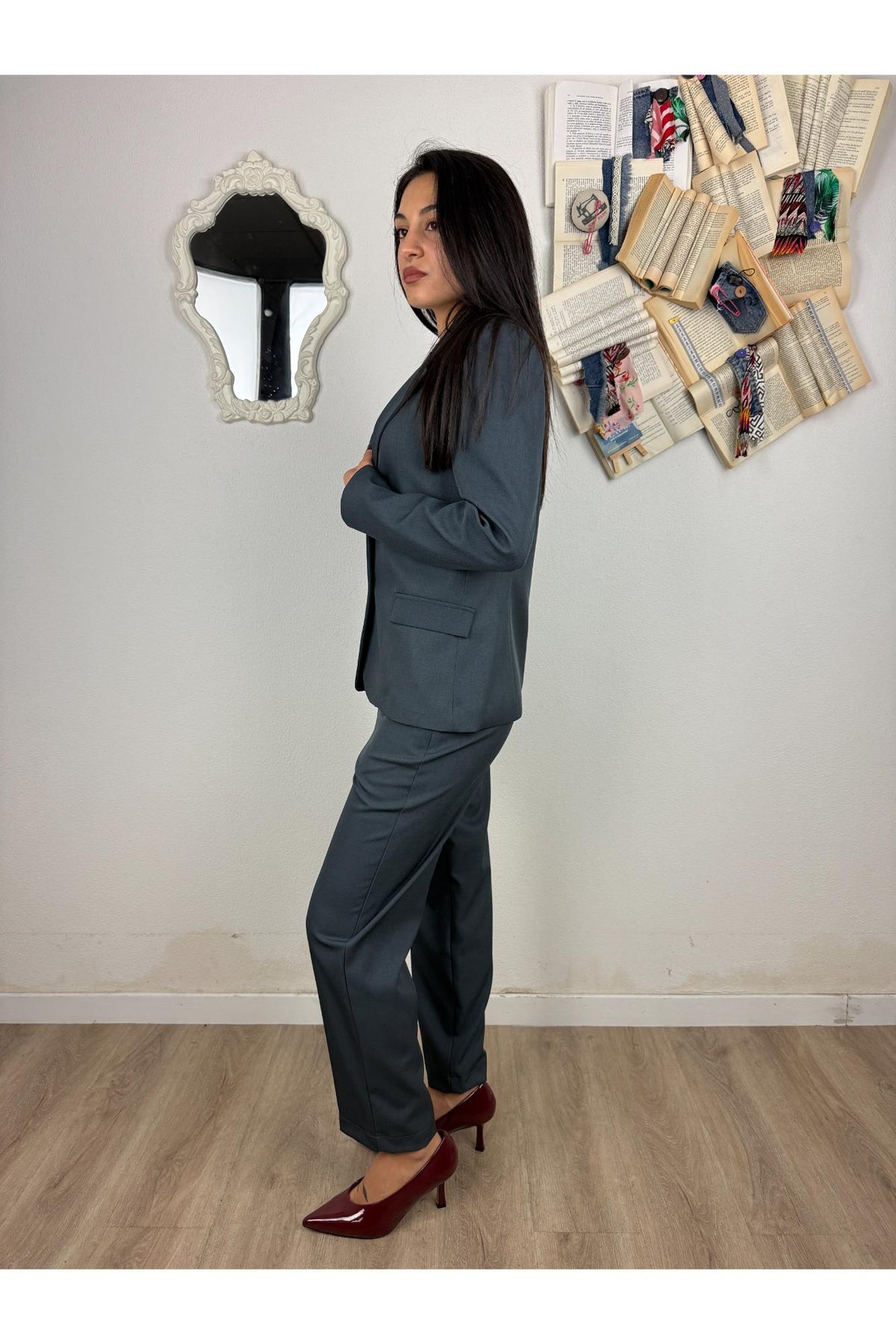 SUSY MIX Completo giacca e pantalone Susy mix Grigio