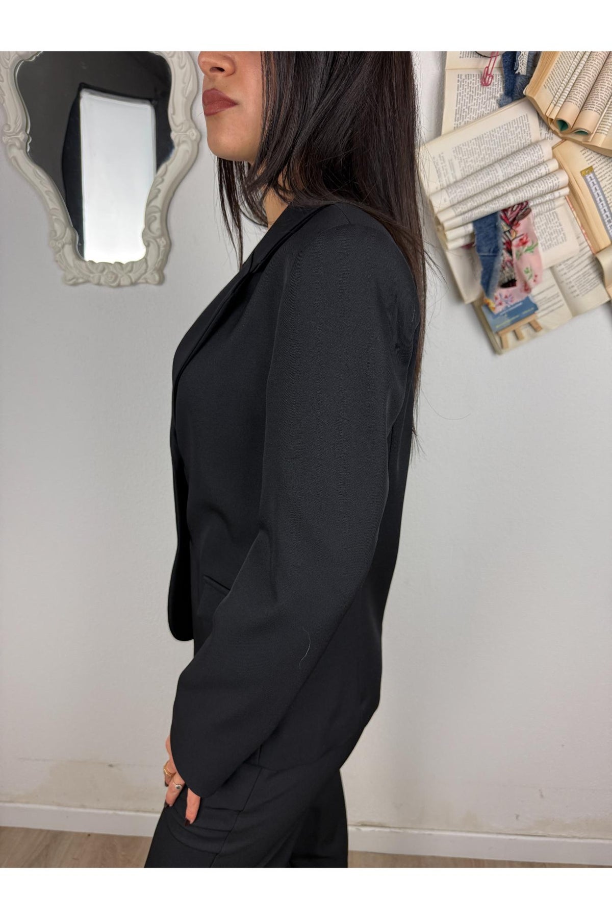 SUSY MIX Completo giacca e pantalone Susy mix Nero