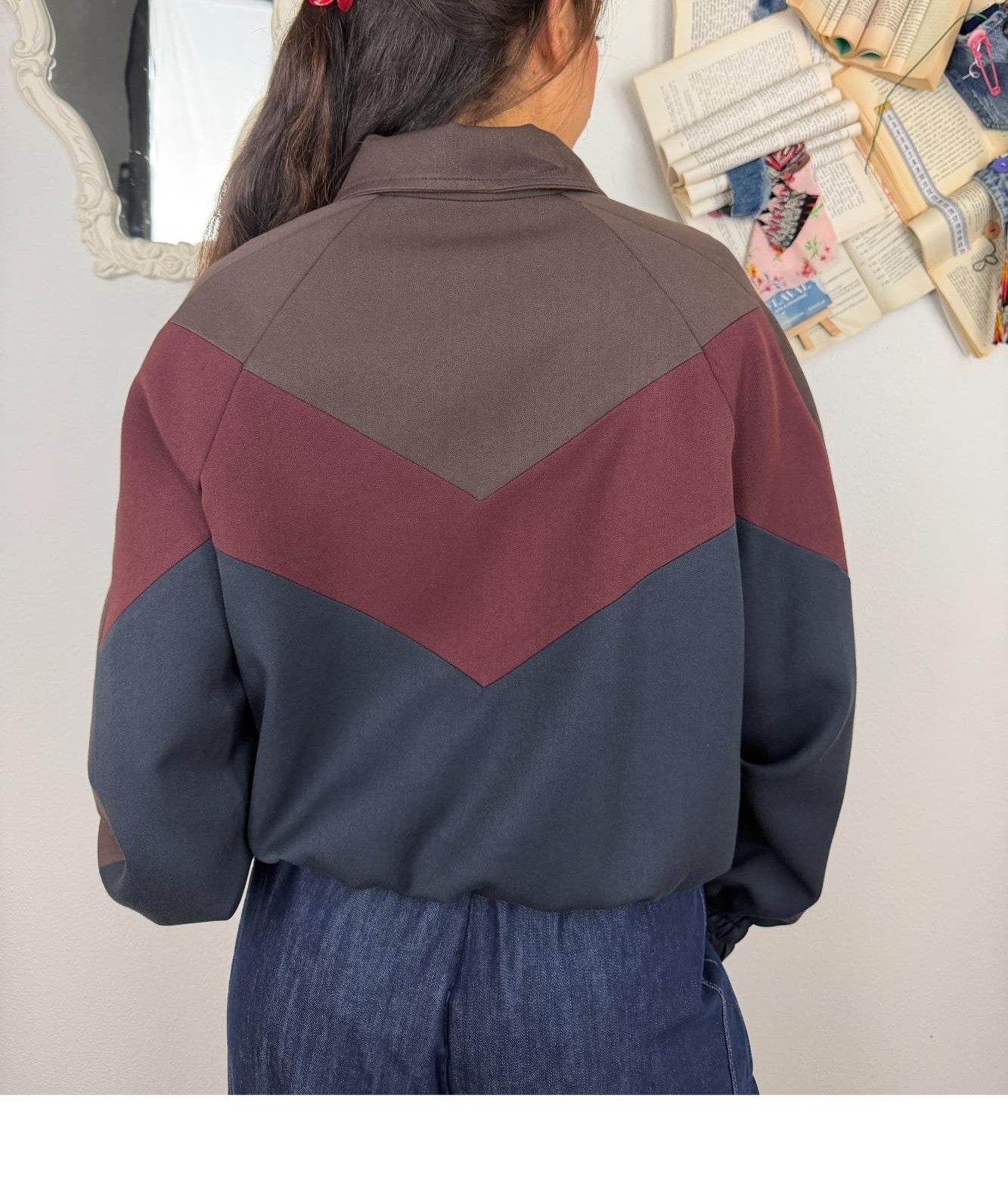 SUSY MIX Bomber tricolore Susy mix Moro