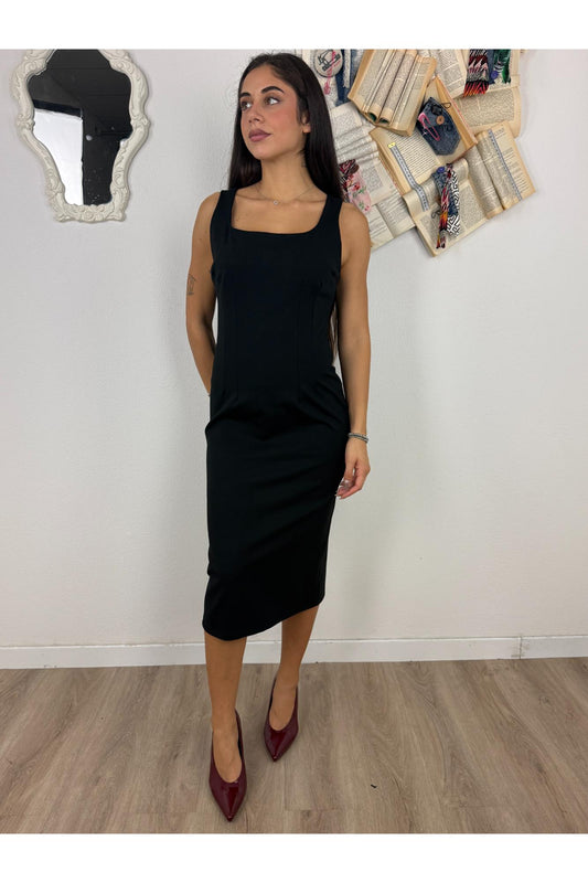 SUSY MIX Tubino 3/4 punto milano Susy mix Nero