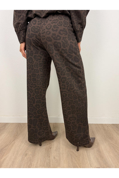 SUSY MIX Pantalone maculato Susy mix Moro