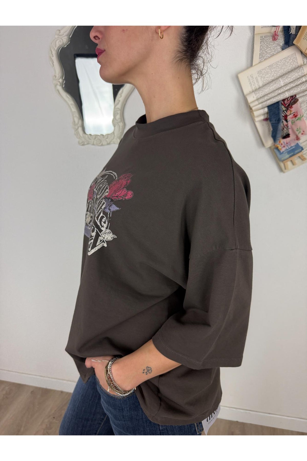 SUSY MIX T-shirt over manica corta Susy mix Moro