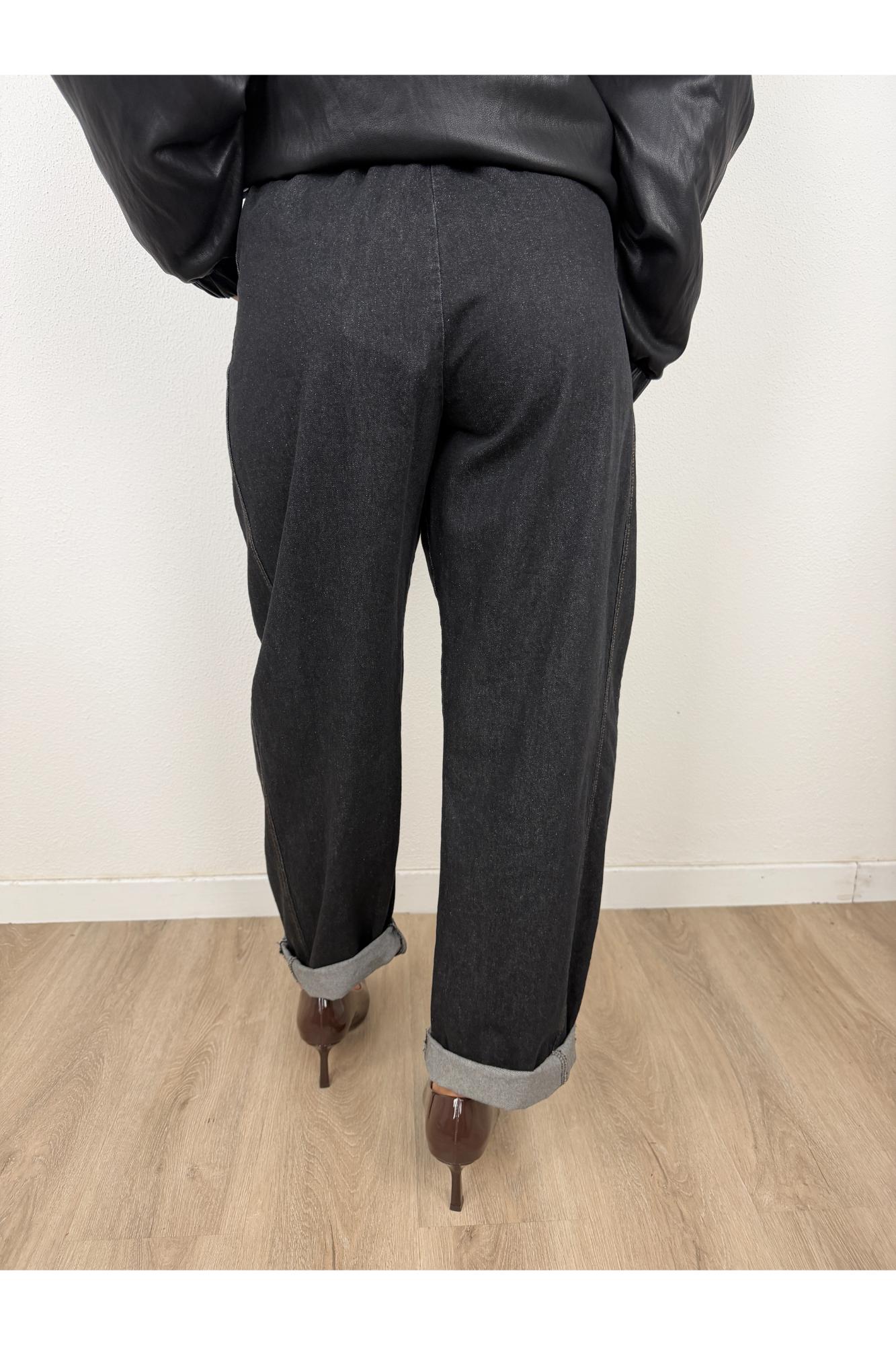 SUSY MIX Pantalone stellina Susy mix Nero