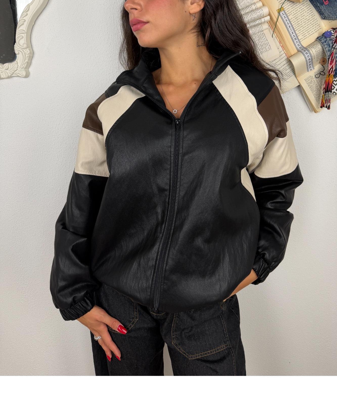 SUSY MIX Bomber a 3 colori Susy mix Nero