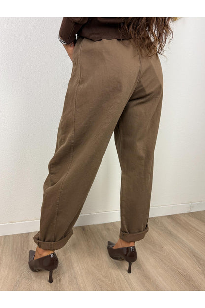 SUSY MIX Pantalone stellina mano pesca Susy mix Sigaro