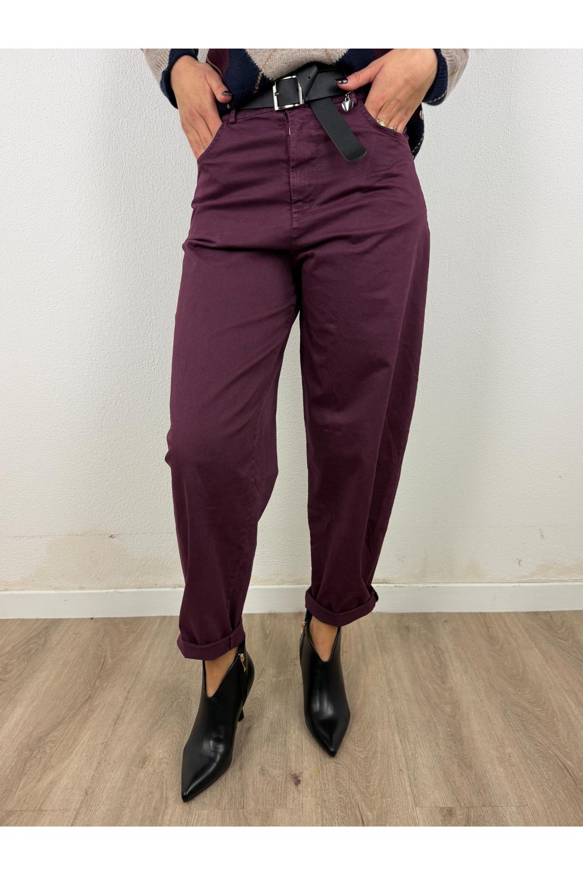 SUSY MIX Pantalone cuoricino Susy mix Barolo