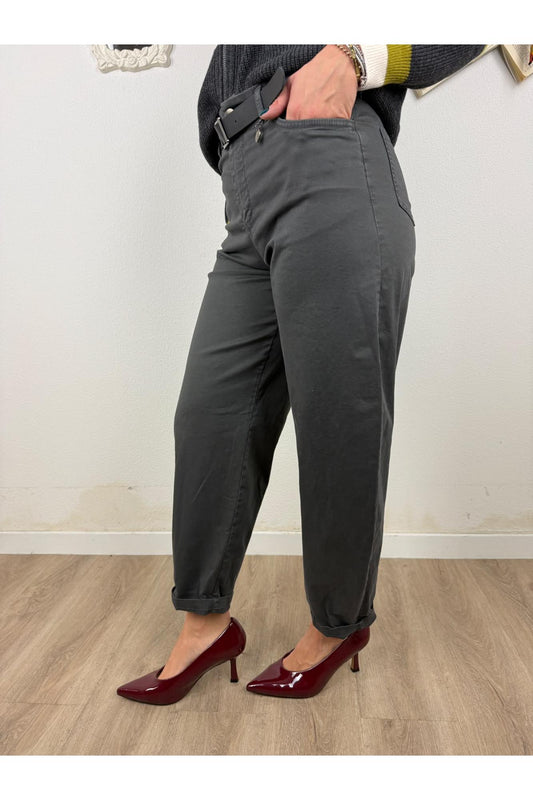 SUSY MIX Pantalone cuoricino Susy mix Piombo