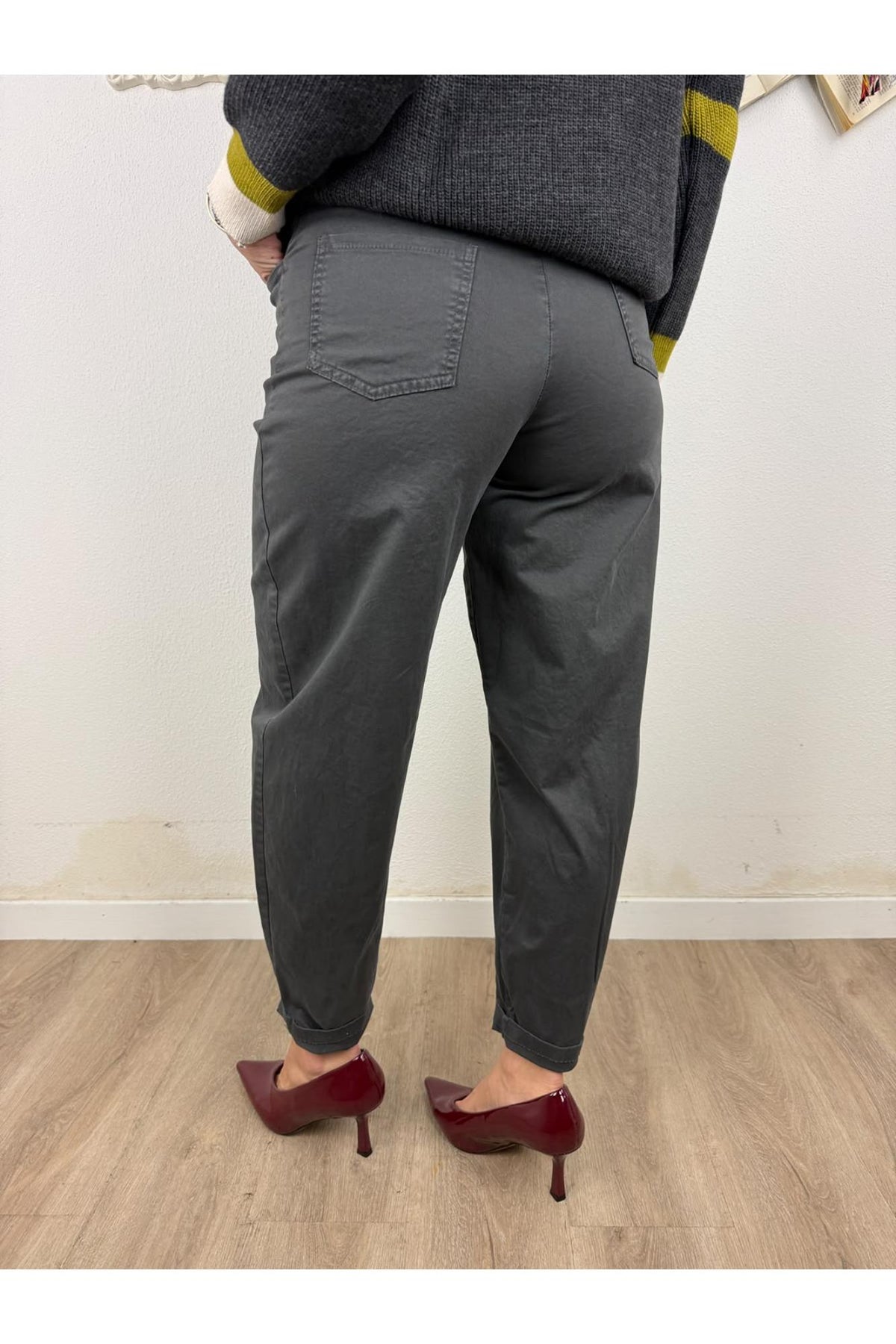 SUSY MIX Pantalone cuoricino Susy mix Piombo