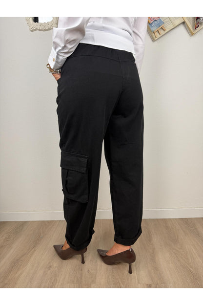 SUSY MIX Pantalone con tasconi Susy mix Nero