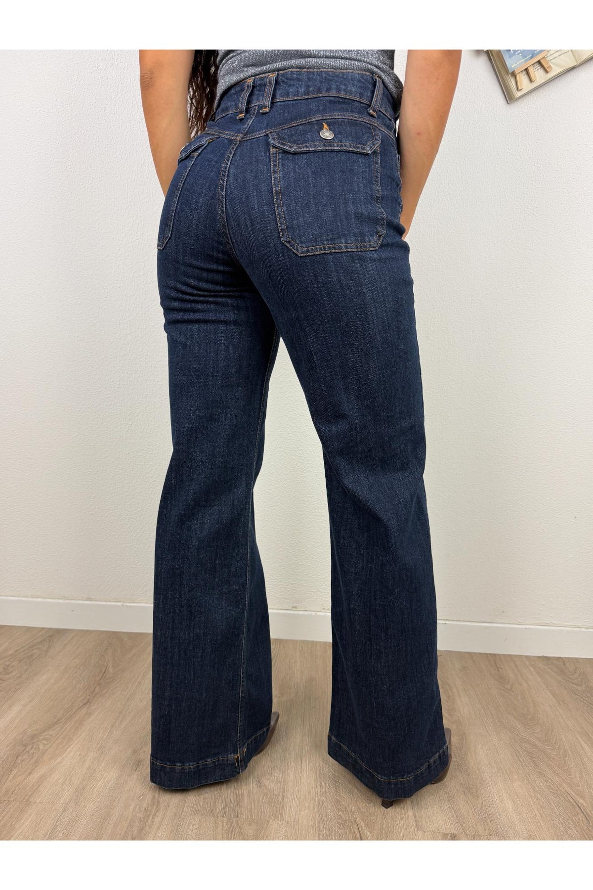 SUSY MIX Jeans palazzo con taschine Susy mix Jeans