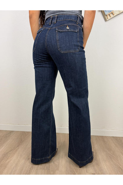 SUSY MIX Jeans palazzo con taschine Susy mix Jeans