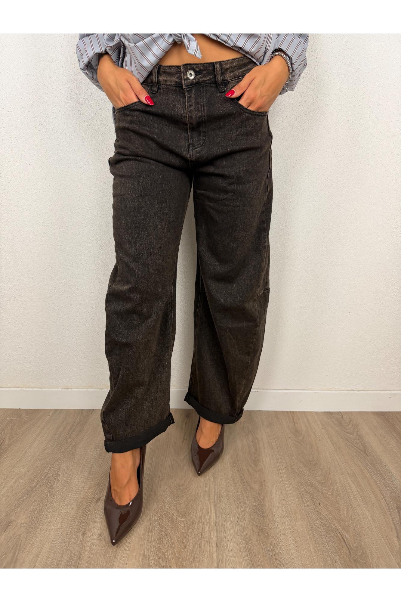 SUSY MIX Jeans baloon lavaggio al the Susy mix Moro