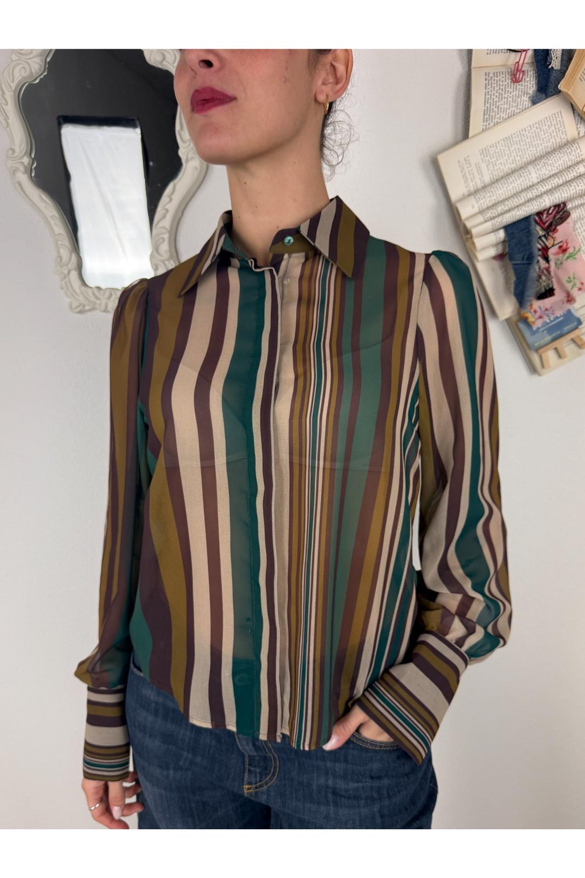 SUSY MIX Camicia gioemtreci Susy mix Unica