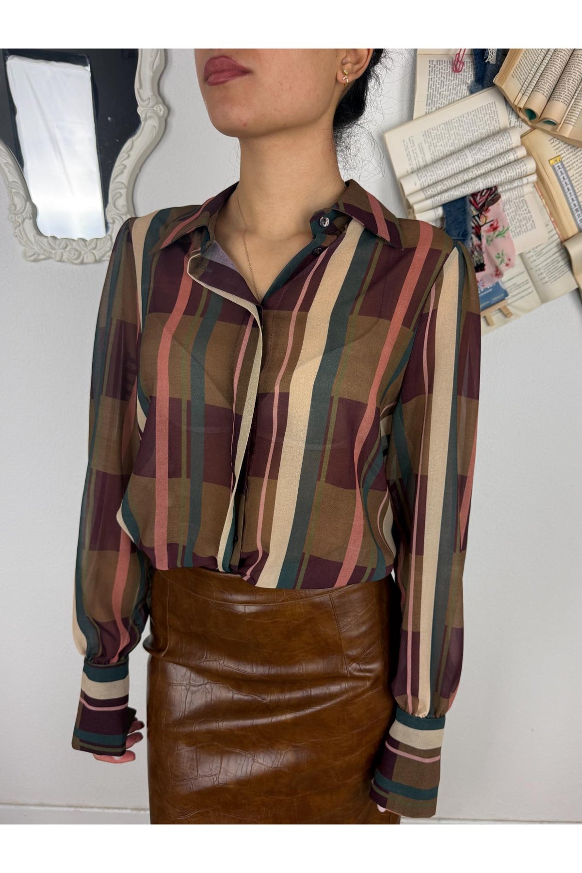 SUSY MIX Camicia giometrica Susy mix Unica