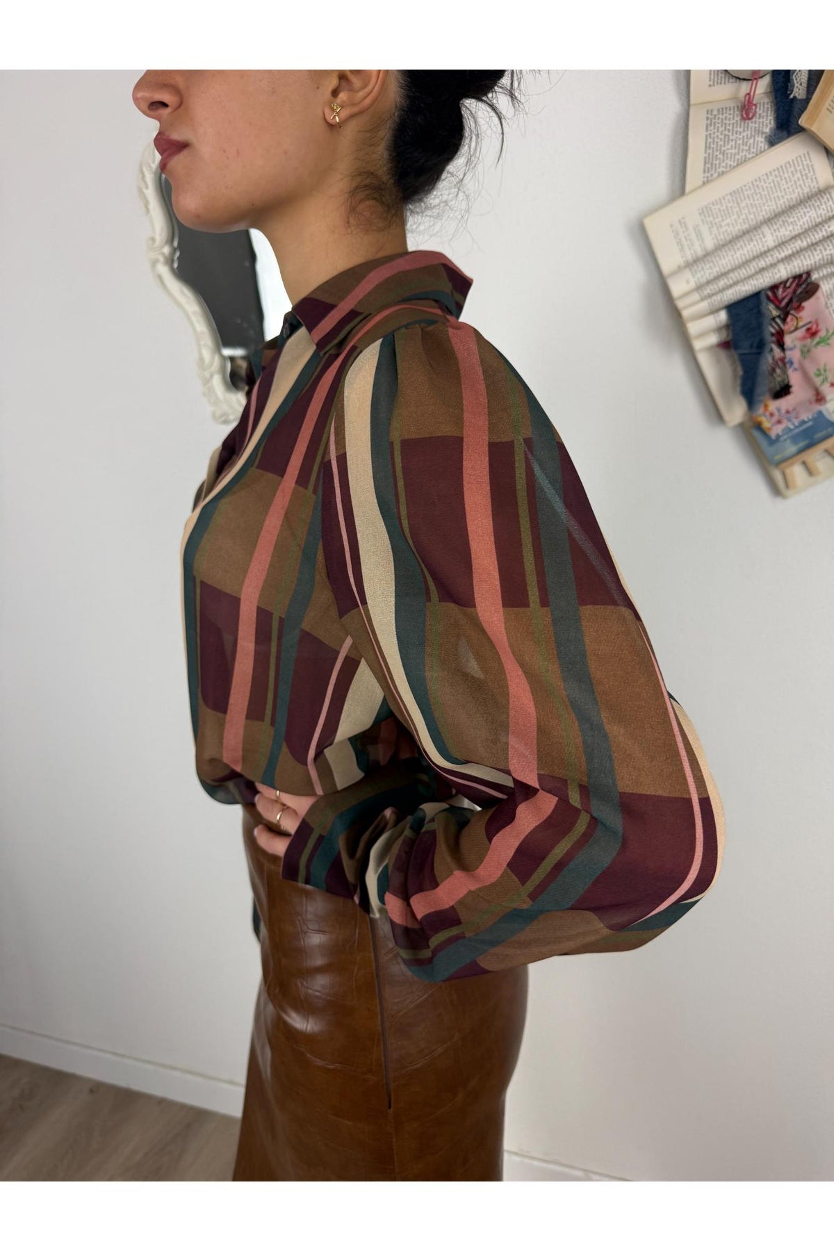 SUSY MIX Camicia giometrica Susy mix Unica